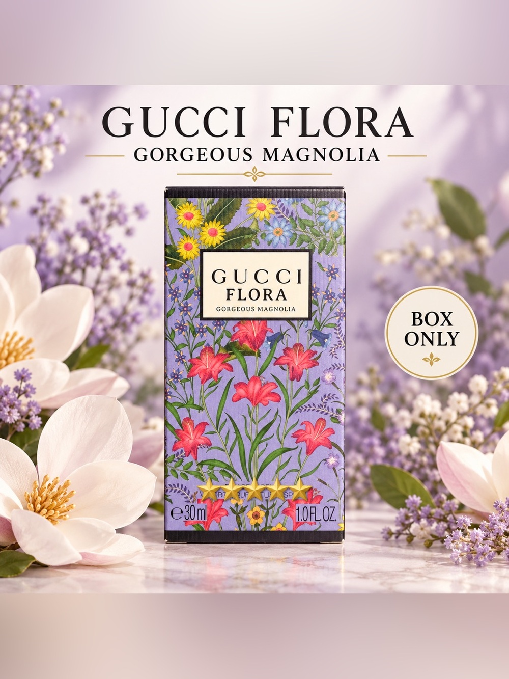 Gucci Flora Gorgeous Magnolia Box - Lavender, Pink, Green